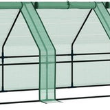 4goodz Kweekkas met Raam 270x90x90 cm - foliekas van staal 01-0469