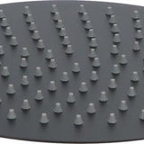 Luzzo® Hoofddouche Rond RVS Ø30 cm - Douchekop extra Plat - Zwart