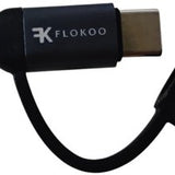 3-in-1 USB Kabel – 1 meter – Snelladen & Dataoverdracht – USB naar USB-C - Lightning – Nylon Gevlochten – Zwart - oplaadkabel Telefoon