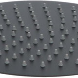 Luzzo® Regendouchekop Ø25 cm - Universele extra Platte Hoofddouche Rond RVS - Zwart