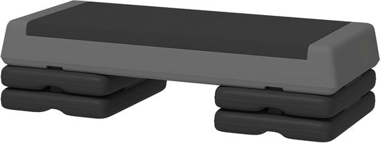 In 3 hoogte verstelbare anti-slip aerobic Stepbank - tot 250 kg
