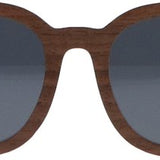 5one® Rome Walnut zonnebril met lens - houten dames zonnebril