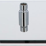 Luzzo® Regendouchekop Ø30 cm Hoofddouche Vierkant RVS Ø30 cm - Douchekop extra Plat - Chroom