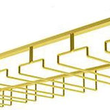 Ophangrek Wijnglazen - Goud - 18 glazen - 6 Rijen - Wijnglazenhouder - Ophangrek Wijnglazen - Wijnrek - Ophangrek - Glazenrek - Wijn Glas Rek - Wijnglas Houder - Wijnglazenhouder - Wijnglazen organizer - Glasophangrek - Wijnglas Rek