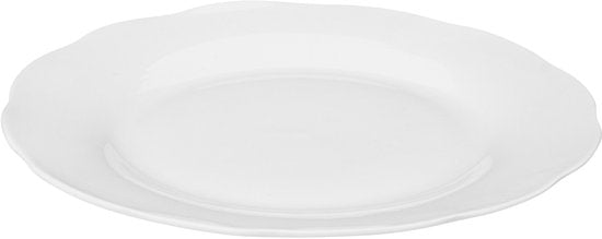 Serviesset 6 persoons Alma - Klassiek Servies Porselein 30-delig - Wit