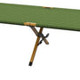 Stretcher Opvouwbaar - Ligbed met verstelbare rugleuning - 196x64x45 cm - Groen