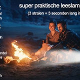 NovaWare NoodRadio Solar Opwindbaar - FM-AM - Powerbank Zonneenergie met 20.000mAh - Survival Noodpakket - Draagbare Radio op batterijen – Rood