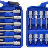 hanSe Werkzeuge® set 32 delig bitjes Torx Extra Lang in Koffer