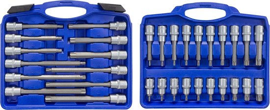 hanSe Werkzeuge® set 32 delig bitjes Torx Extra Lang in Koffer