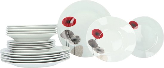 4goodz Porseleinen Servies 6 persoons