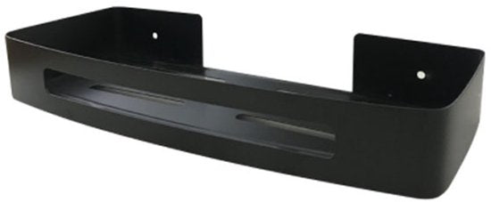 Badkamer Wandplank Zwart – Metalen Doucherek 30 cm – RVS Badkamerrek met Afwatering – Shampoo & Toiletaccessoires Organizer