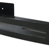 Badkamer Wandplank Zwart – Metalen Doucherek 30 cm – RVS Badkamerrek met Afwatering – Shampoo & Toiletaccessoires Organizer