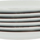 6-persoons Ontbijtborden set Porselein Bota 19 cm - Wit/Zwart