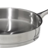 4goodz Dubbelwandige RVS Hapjespan met deksel - Zilver