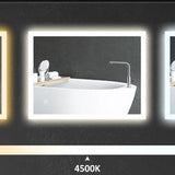 4goodz Badkamerspiegel 50x70 cm LED met Touchbediening 3 Lichtniveaus