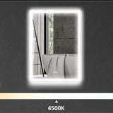 4goodz LED Spiegelkast Badkamer 50x70 cm Dimbaar Anti-condens Zwart
