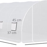 4goodz Tunnelkas - Foliekas Kweekkas 595x300x200 cm - Wit