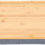 Schoottafel Laptop – Laptoptafel voor Bank-Bed – Bamboe Dienblad met Kussen – Ontbijt Bed Tafel – Laptopkussen – Met Handgrepen