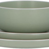 6 persoons Servies 18 delig Nordic style Keramiek - groen/wit