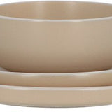 6 persoons Servies 18 delig Nordic style Keramiek - beige/wit