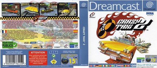 Crazy Taxi 2 -Dreamcast