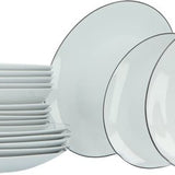 Luzzo® Serviesset met - delig - Wit