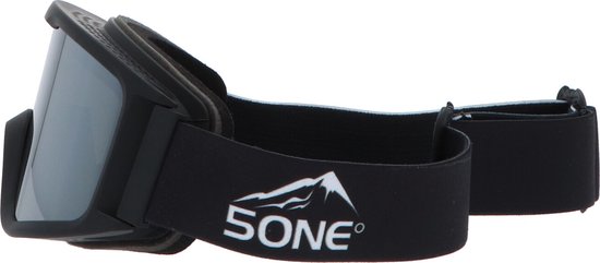 5one® Alpine 4 Silver Skibril met anti-condens en bewaarcase - UV 400