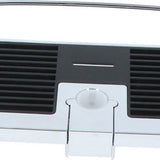 4Goodz zwart chromen doucheplank voor douchestang 30x12x5cm