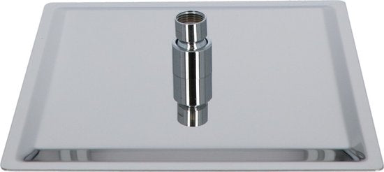 Luzzo® Regendouchekop Ø25 cm Hoofddouche Vierkant RVS - Douchekop extra Plat - Chroom