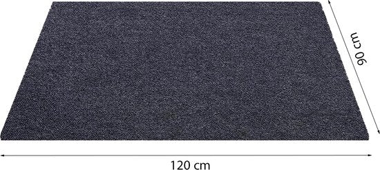 Bureaustoelmat - 120 x 90 cm - Zwart - Bureaustoel mat - Vloerbeschermer Bureaustoel - Bureaustoelmat