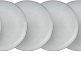 Aardewerk Serviesset Flower Beige 6 persoons 12-delig - Grijs