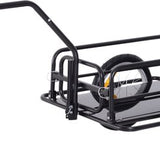 Aanhangwagen koppeling transportaanhanger fietskar bolderwagen zwart