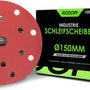 Rodopi® 100x Korrel Schuurpapier 150mm - 15 gats Excentrisch Schuurmachine