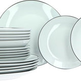 Luzzo® Serviesset met - delig - Wit