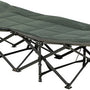 Stretcher Ligbed Opvouwbaar - verstelbare rugleuning en opbergvak 68x190 - Grijs