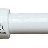 Douchestang Uitschuifbaar - Wit - 66 cm tot 99 cm - Universeel - Douchestang zonder Boren - Douchestang Verstelbaar - Douchegordijnstang - Gordijnstang