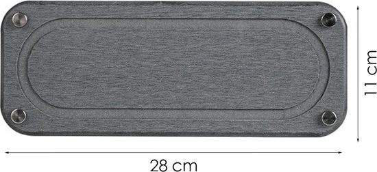 Badkamerplankje Design - Sink Organizer - Grijs - 28 x 11 cm - Home Sink Organizer - Gootsteen Organizer - Snel Drogend Badkamerplankje - Organizer voor in de badkamer