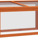Broeikas van Hout en Polycarbonaatplaten met deksel - Weerbestendig