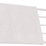 Kastplank - Verstelbaar - Legplank - Draagt tot 25 kg - 53-90x30 cm - Wit