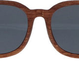 5one® Rome Kosso hout zonnebril met lens - zonnebril voor dames