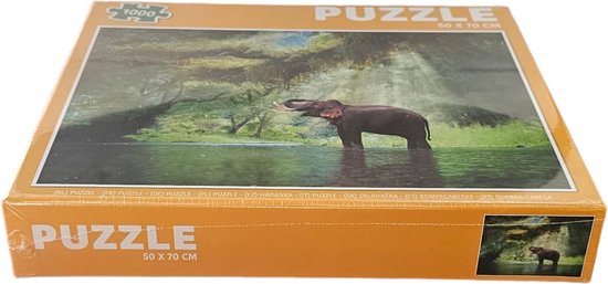 Grafix - Puzzel - Volwassenen - Beer Puzzel - Kinderen - 1000 stukken - Puzzel 1000 stukjes volwassenen - Legpuzzel