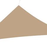 hanSe® Schaduwdoek Driehoek 90° Waterdoorlatend 3x4x5 m Zonnedoek Zand