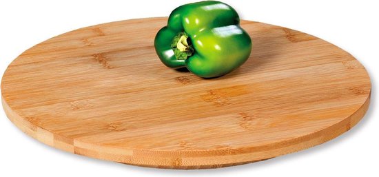 4goodz Draaibaar Serveerplateau van Bamboe - 35 cm doorsnede