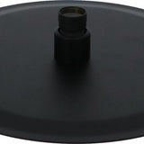 Luzzo® Regendouchekop Ø25 cm - Universele extra Platte Hoofddouche Rond RVS - Zwart