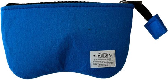 Brillenetui - Blauw - Vilt - Brillen etui - Bril Beschermer - Brillendoos - Brillenkoker - Brillenhoes