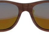 5one® zonnebril Walnut Blue hout blauwe lens 2017518