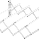 4goodz Wanddroogrek Ruimtebesparend Droogrek van Metaal - Wit