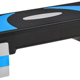 3 hoogtes verstelbare anti-slip aerobic Stepbank - tot 150 kg - Blauw