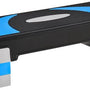 3 hoogtes verstelbare anti-slip aerobic Stepbank - tot 150 kg - Blauw