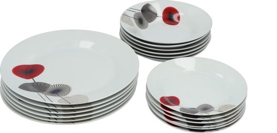 4goodz Porseleinen Servies 6 persoons